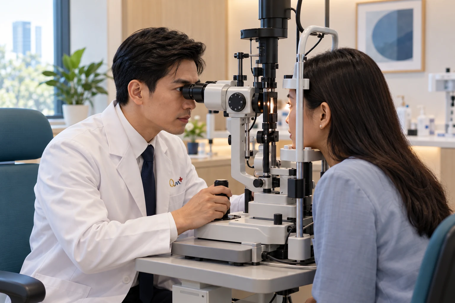 Slit-lamp examination